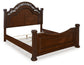 Lavinton California King Poster Bed with Dresser and Nightstand
