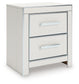 Zuraleus Two Drawer Night Stand