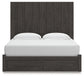 Fraluna King Panel Storage Bed with Mirrored Dresser, Chest and Nightstand