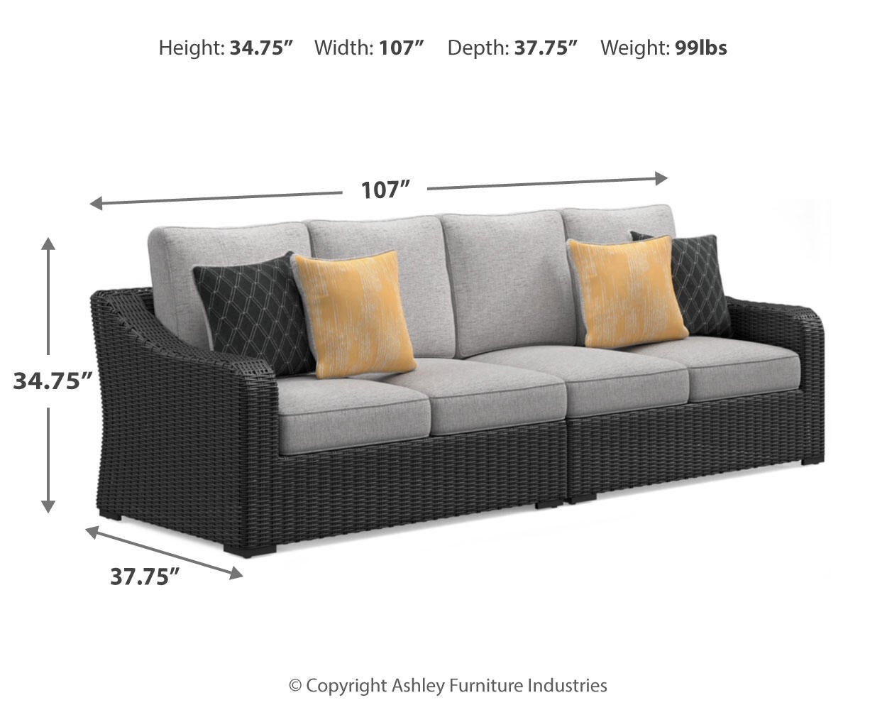 Beachcroft 5-Piece Outdoor Sectional