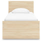 Onita Twin Panel Platform Bed with 1 Side Storage