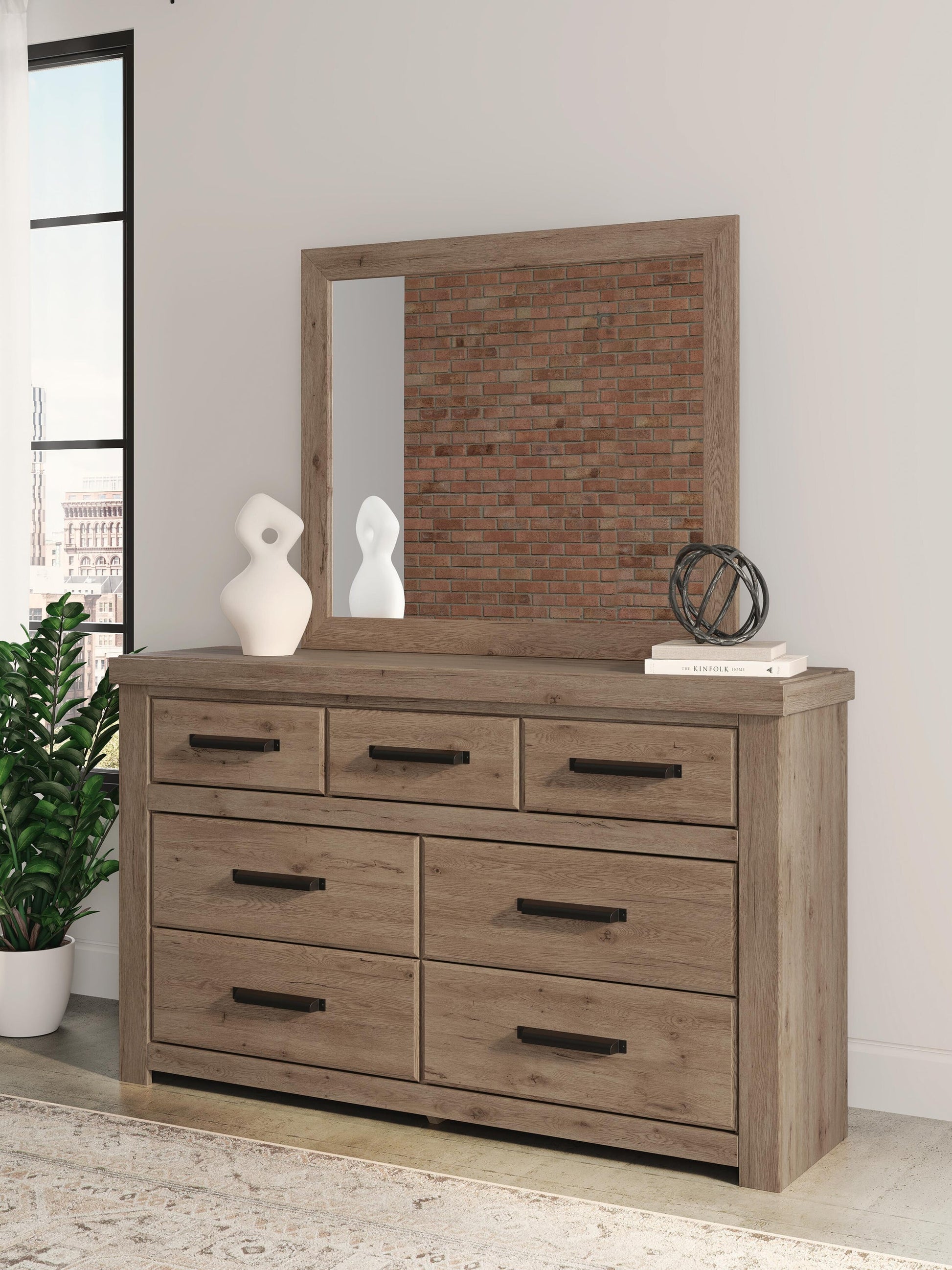 Oliandon Dresser and Mirror – Furniture Depot Oliandon Dresser and Mirror – Furniture Depot