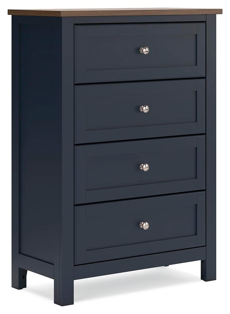 Landocken Full Panel Headboard, Dresser, Mirror, Chest and Nightstand