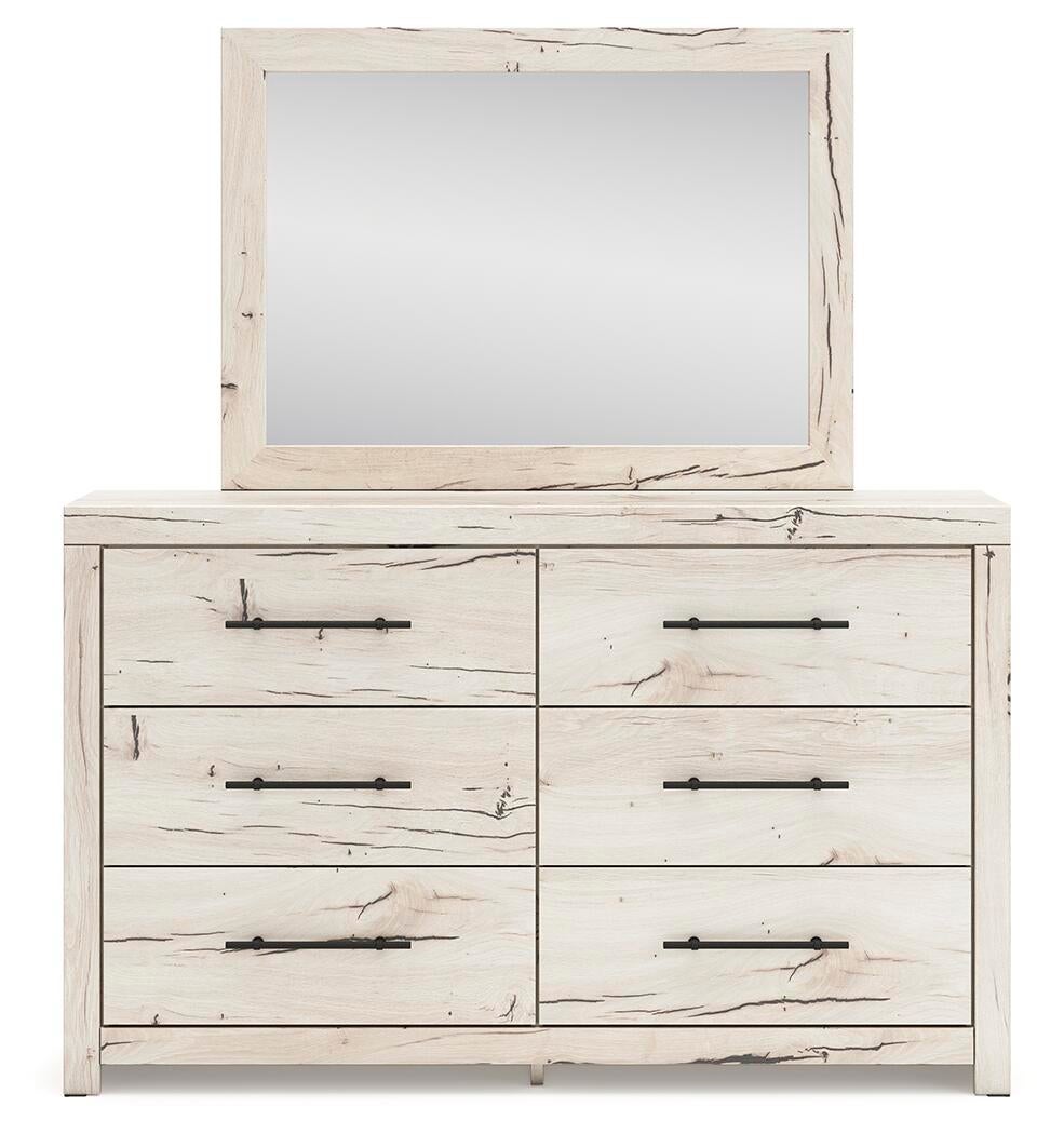 Lawroy Full Panel Bed, Dresser, Mirror and Nightstand