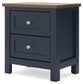 Landocken Twin Panel Headboard, Dresser, Mirror, Chest and Nightstand