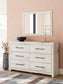 Lawroy Twin Panel Headboard, Dresser, Mirror, Chest and Nightstand