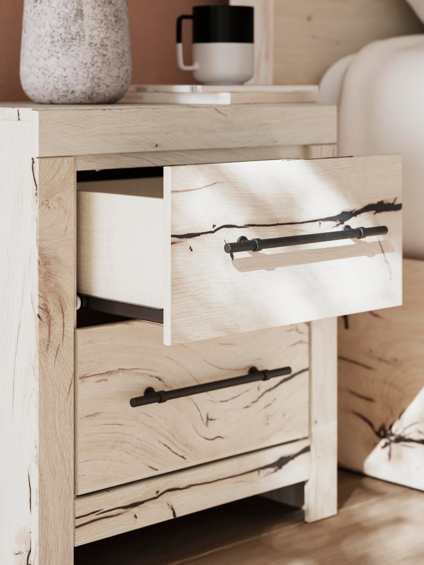 Lawroy Twin Panel Headboard, Dresser, Mirror, Chest and Nightstand