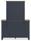 Landocken Full Panel Bed, Dresser, Mirror and Nightstand