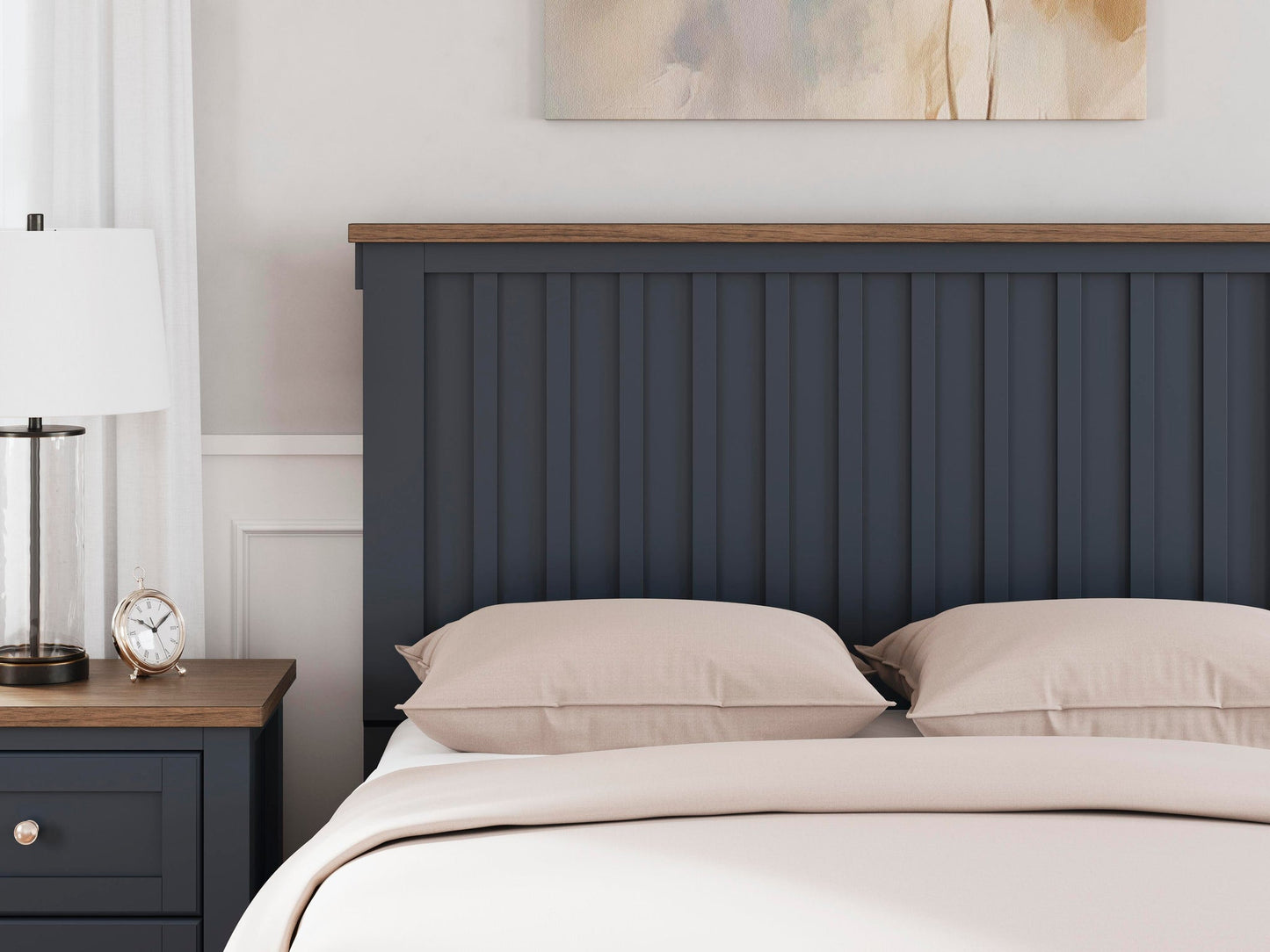 Landocken Full Panel Bed, Dresser, Mirror and Nightstand
