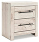 Lawroy King Panel Storage Bed, Dresser, Mirror and Nightstand