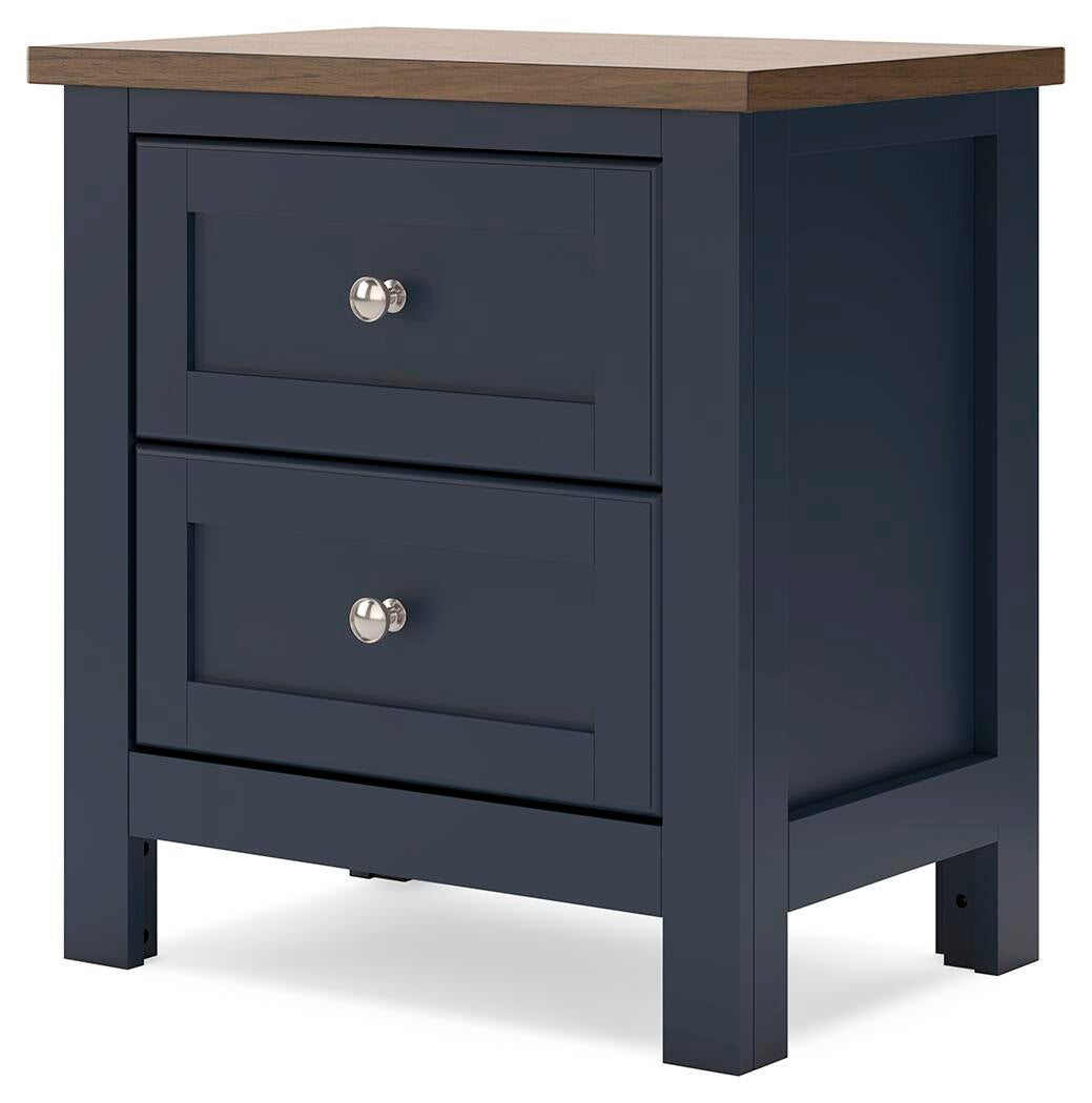 Landocken Queen Panel Headboard, Dresser, Mirror, Chest and Nightstand