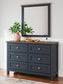 Landocken Queen Panel Headboard, Dresser, Mirror, Chest and Nightstand