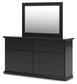 Maribel King Panel Bed, Dresser, Mirror and Nightstand