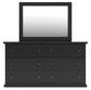 Maribel Queen Panel Bed, Dresser, Mirror and Nightstand