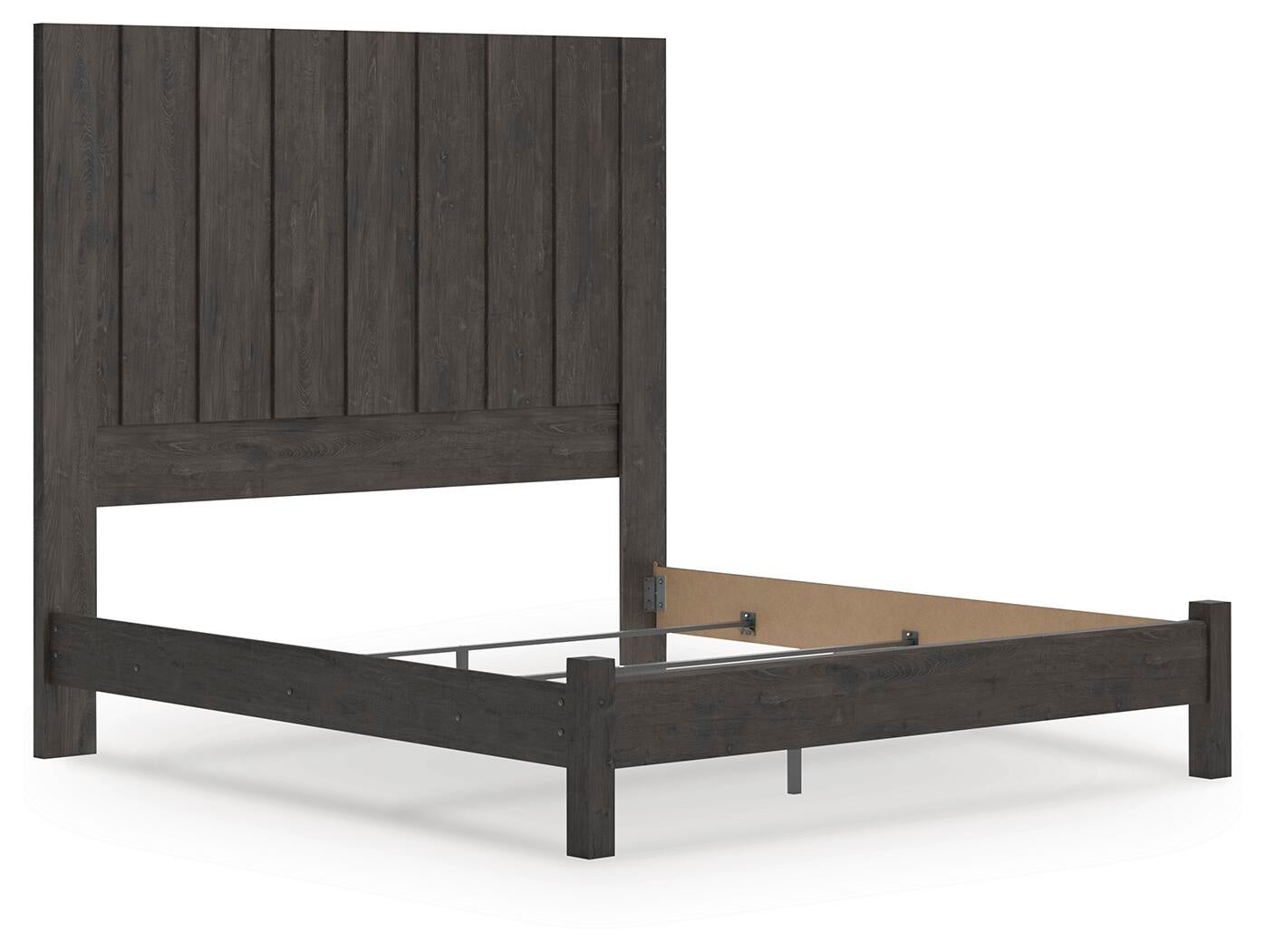 Fraluna King Panel Bed, Dresser, Mirror and Nightstand
