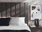 Fraluna King Panel Bed, Dresser, Mirror, Chest and Nightstand