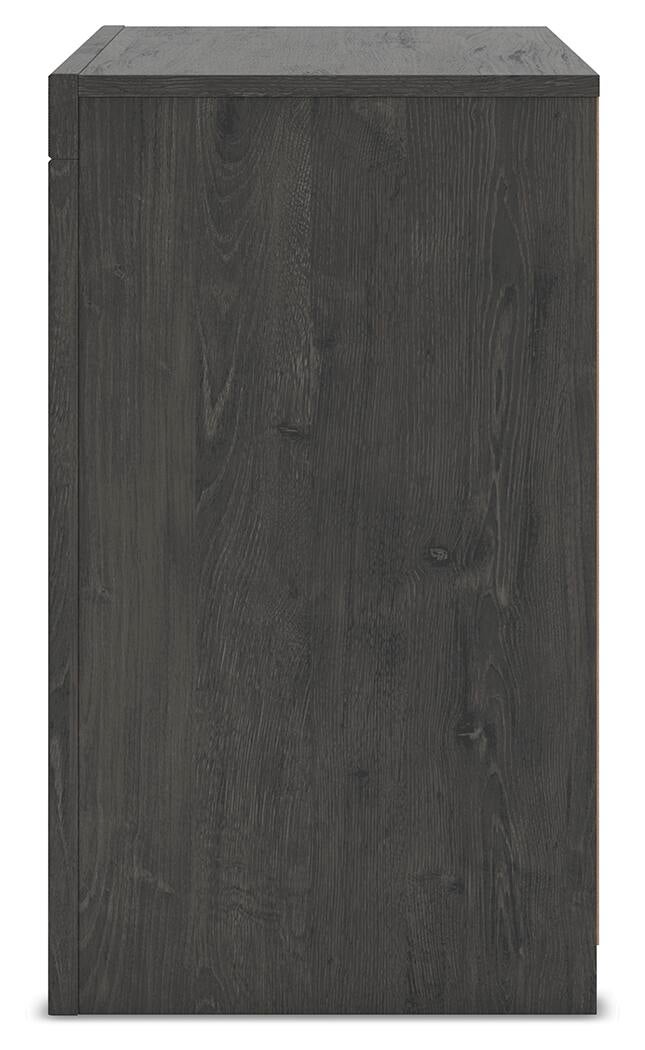 Fraluna Queen Panel Storage Bed, Dresser, Mirror and Nightstand
