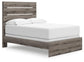 Graystorm Full Panel Bed, Dresser and Mirror