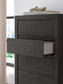 Fraluna Queen Panel Bed, Dresser, Mirror, Chest and Nightstand