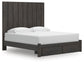 Fraluna King Panel Storage Bed, Dresser, Mirror and Nightstand