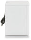 Chalanna California King Upholstered Storage Bed, Dresser, Mirror and Nightstand
