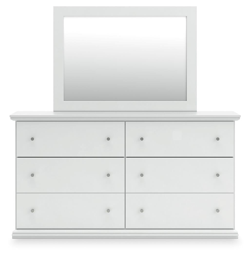 Bostwick Shoals Twin Panel Bed, Dresser, Mirror and Nightstand