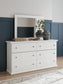 Bostwick Shoals Twin Panel Bed, Dresser, Mirror and Nightstand