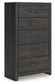 Hollivern Twin Panel Bed with Storage, Dresser, Mirror, Chest and Nightstand
