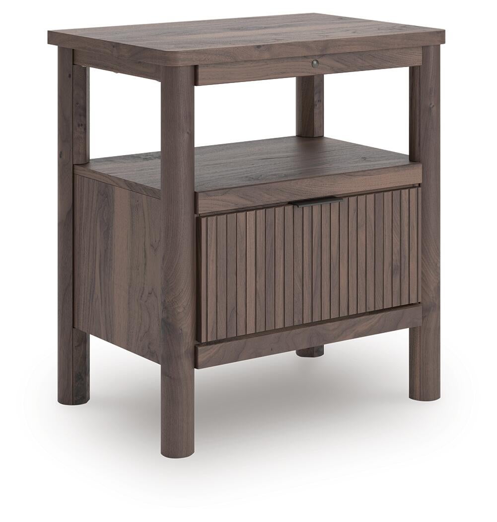 Cadmori King Panel Bed, Dresser, Mirror and Nightstand