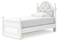 Maylilly Twin Upholstered Panel Storage Bed, Dresser, Mirror and Nightstand