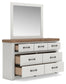 Savonport Full Panel Bed. Dresser, Mirror and Nightstand