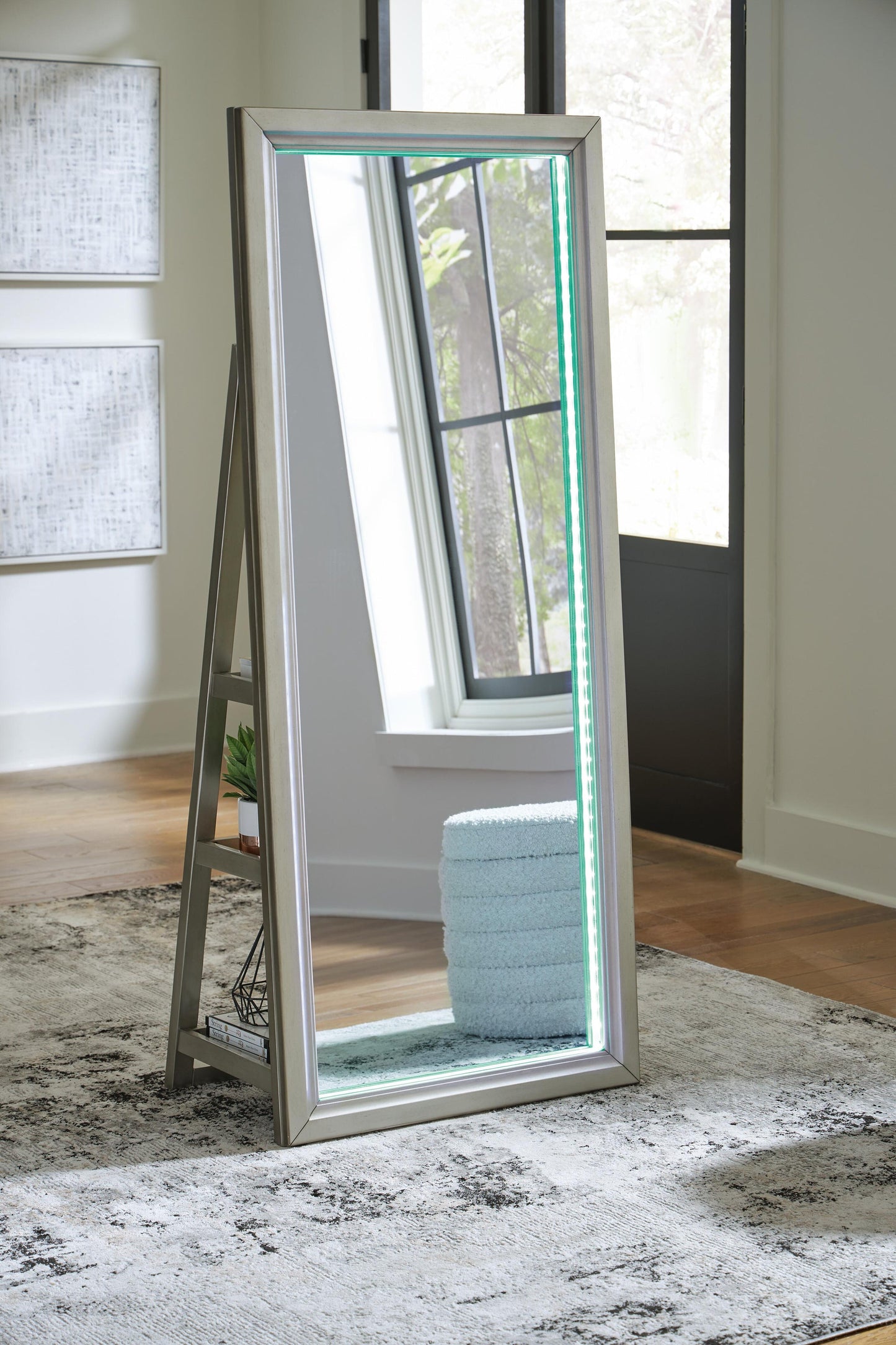 Evesen Floor Standing Mirror/Storage