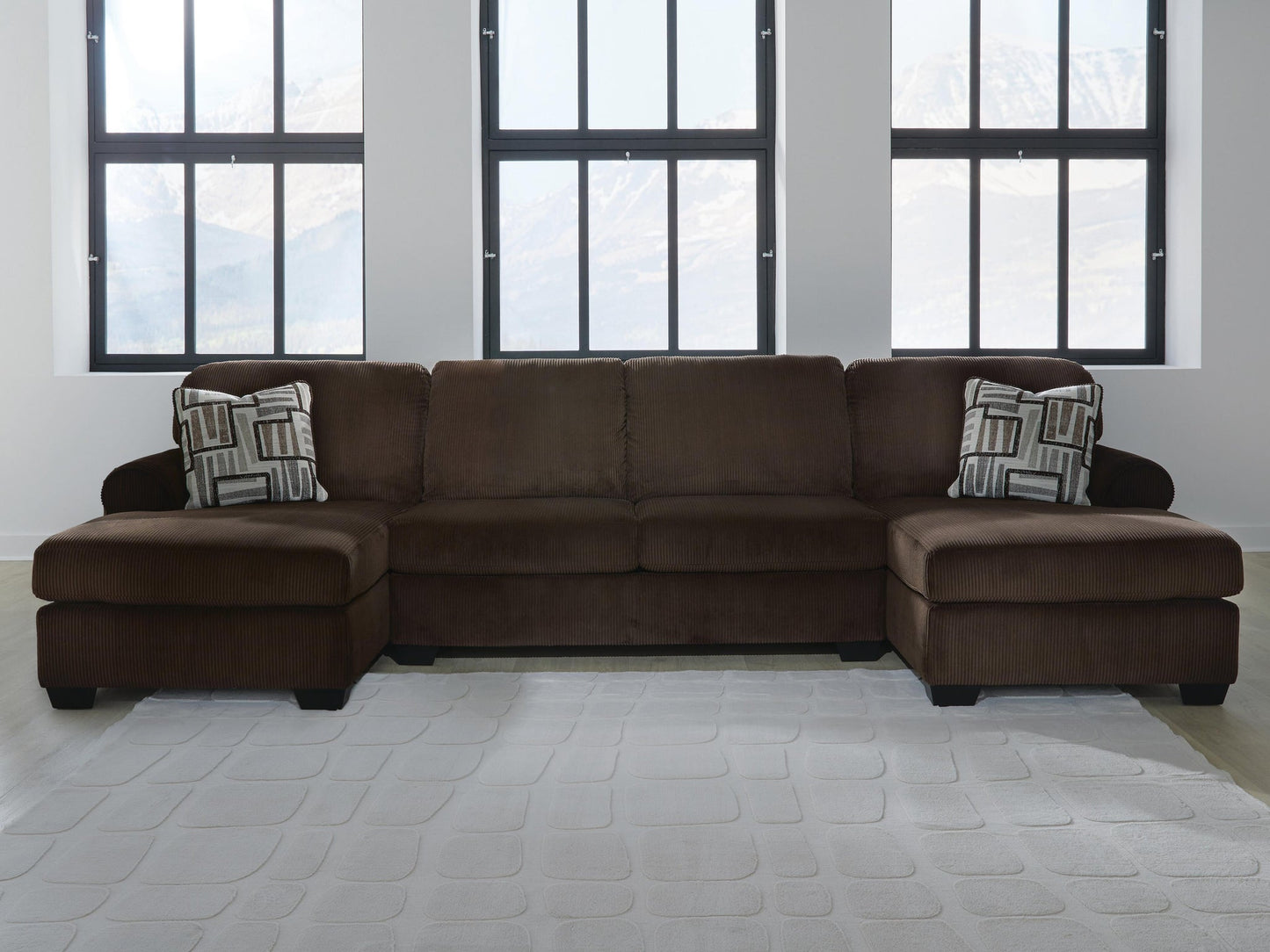 Kimlee 3-Piece Sectional with Double Chaise