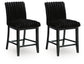Mervannie Upholstered Barstool (2/CN)
