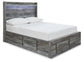 Baystorm  Panel Bed With 4 Storage Drawers