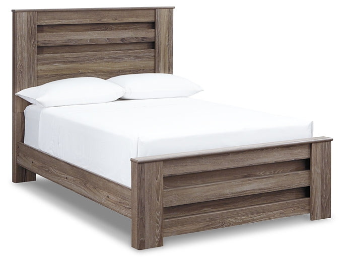 Zelen Full Panel Bed with Dresser
