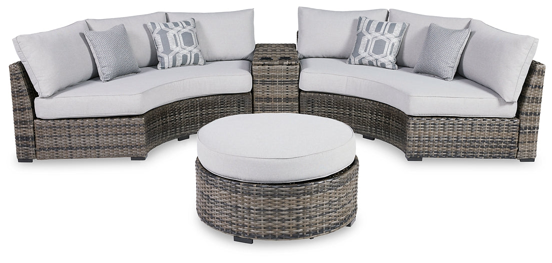 Harbor Court 3-Piece Outdoor Sectional with Ottoman