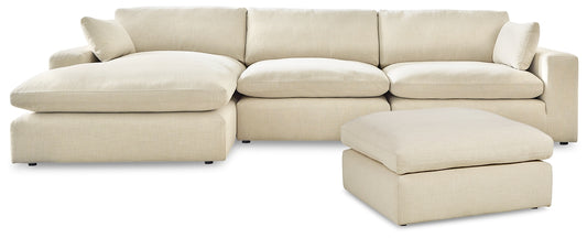 Elyza 3-Piece Sectional with Ottoman