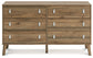 Aprilyn Twin Bookcase Headboard with Dresser and Chest